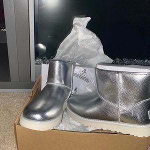 Silver short Uggs